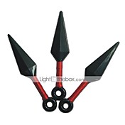 arma cosplay naruto inspirado por pequeño kunai plástico (3 piezas)