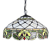 2-light Roman Jewel Tiffany Pendant Light (0923-TF-P12)