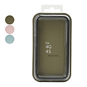 parachoques funda protectora marco para el iPhone 4, 4s (colores surtidos)