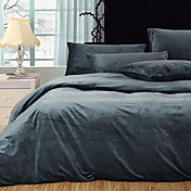 Solid Blue 3-piece Full / Queen / King Duvet Cover Set