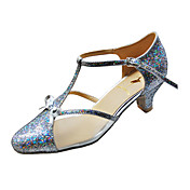 Customize Performance Dance Shoes Paillette/ Velvet Upper Modern Shoes for Women