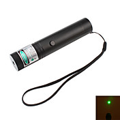 mini-ponteiro laser verde com bateria e carregador (5mW, 532nm, preto)