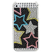 padrão de estrelas caso pvc protetor para iphone 4, 4s