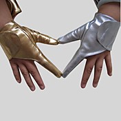 faux cuir au poignet doigts de longueur fête / soirée des gants