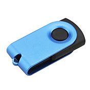4gb mini lecteur flash USB en caoutchouc (bleu)