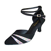 Customize Performance Dance Shoes Velvet/ Paillette Upper Modern Shoes for Women