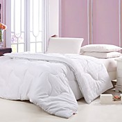 sólido branco full / queen size-down alternativa