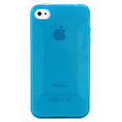 caso de protección de hoja de TPU para el iPhone 4 / 4s (colores surtidos)
