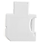 tout-en-1 Mini USB 2.0 lecteur de carte mémoire microSD (blanc)