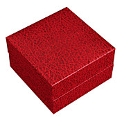 pu étui en cuir de style montre (en rouge)