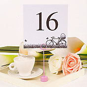 Square Table Number Card – Bicycle (Set of 10)