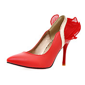 Leatherette Upper Stiletto Heel Pumps With Flower Party/ Evening Shoes More Colors Available
