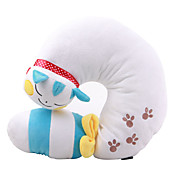 u-tipo di cuscino (gatto, bianco)