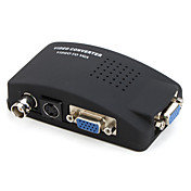 bnc composiet en s-video naar vga converter voor breedbeeld