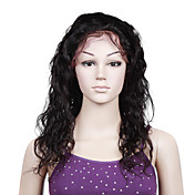 Lace Front With Adjustable Strap At Back Regular Curl 16 inch Indian Remy Lace Wig 26 Colors Available