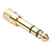 Gold Plated DC 6.5 Male to DC 3.5 Female Converter