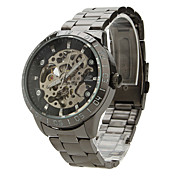 Orologio analogico, meccanico, da uomo 9383 - Nero
