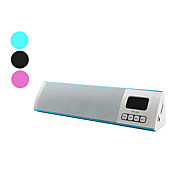 portátil de aluminio de altavoces multimedia (SD, USB, FM, AUX, colores surtidos)