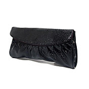 Kunstleder mit Animal-Print Abend Handtasche