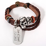 personlig hodeskallen og dogtag armbånd