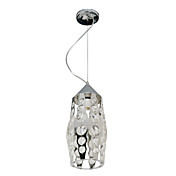 Modern Crystal Pendant Light with 1 Light