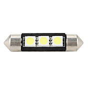 39mm 5050 SMD llevó 5500K bombilla de luz blanca para el coche