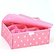 12 compartiment modèle de coeur boîte à couverture souple de stockage