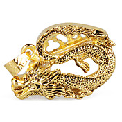 4gb de dragon de style usb flash drive collier (or)