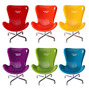 schattige stoel stijl mobiele telefoon houder (willekeurige kleur)