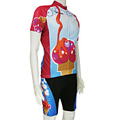 100% Polyester and Quick Dry Mens Cycling Short Suits (Red Series)