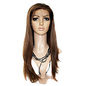 Lace Front Long Silky Straight 100% India Reme Hair Wig Multiple Colors Available