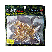 douce grenouille appât 37mm 2.6g naufrage de pêche en plastique leurre (6 pcs)