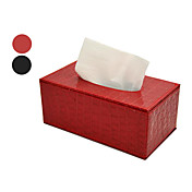 patrón de piel de cocodrilo caja de pañuelos rectangulares