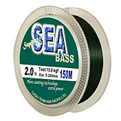 Sea Bass-PE Fishing Line 0.26mm 15kg 150m (Green)