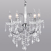lampadario di cristallo con 4 luci in Lampadina lampada
