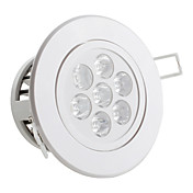 7W 630LM 7000-7500K Cool White Light LED Ceiling Bulb (85-265V)