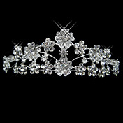 alliage avec strass et de perles de printemps mariée brise tiare