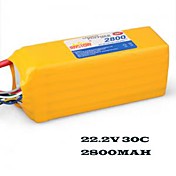 mysterium 2800mAh 30c 22.2v 6s1p lipoly batteri (my28306)