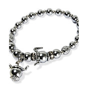 argento signore chic dei braccialetto filo con desiderano pot