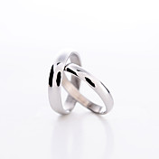 Stainless Steel Love Story Couple's Ring