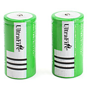 UltraFire BRC 32600 4000mAh Rechargeable Li-ion Battery (3.0V, 1-Pack, Green)