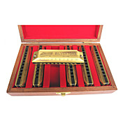 Huang - (103X) Archaize Hamonica 6 Keys Pack/10 Holes/20 Tones