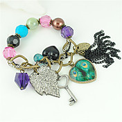 Colorful Bohemian Style Ladies' Crystal Strand Bracelet