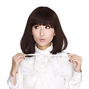 Mono Top Medium Long Mixed Hair Straight Wig