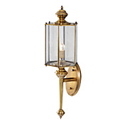 1 - licht gouden wandlamp in antieke stijl