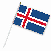 Nylon Island Flagge (30 x 14 cm)