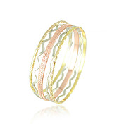 Three-colors Circle Design Ladies' Alloy Bracelet