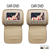 7 inch auto hoofdsteun dvd speler (usb / sd, game, beschermende scherm cover)