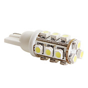 T10 3528 SMD 15-LED 0.48W 40MA White Light Bulb for Car (DC 12V)-Pair