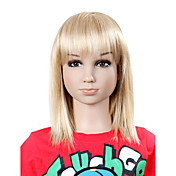 Top Grade Synthetic Sweat Straight Blonde Children's Wig